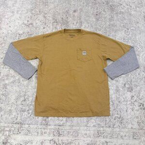 bass creek workwear long sleeve double layer t-shirt